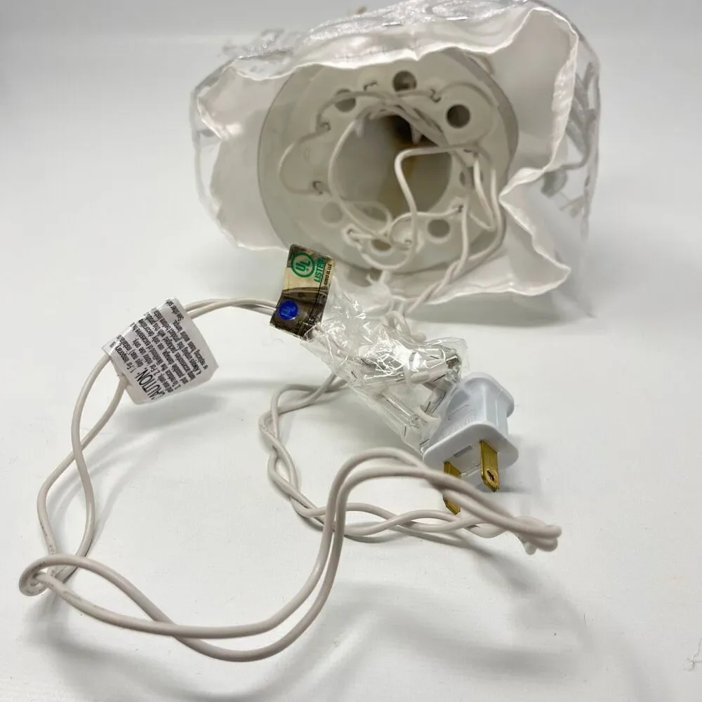 Ashland Christmas Lighted Corded Angel Tree Topper White Silver Decoration